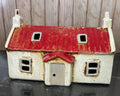 Croft House Red Tin Roof Ceramic Tea Light Holder