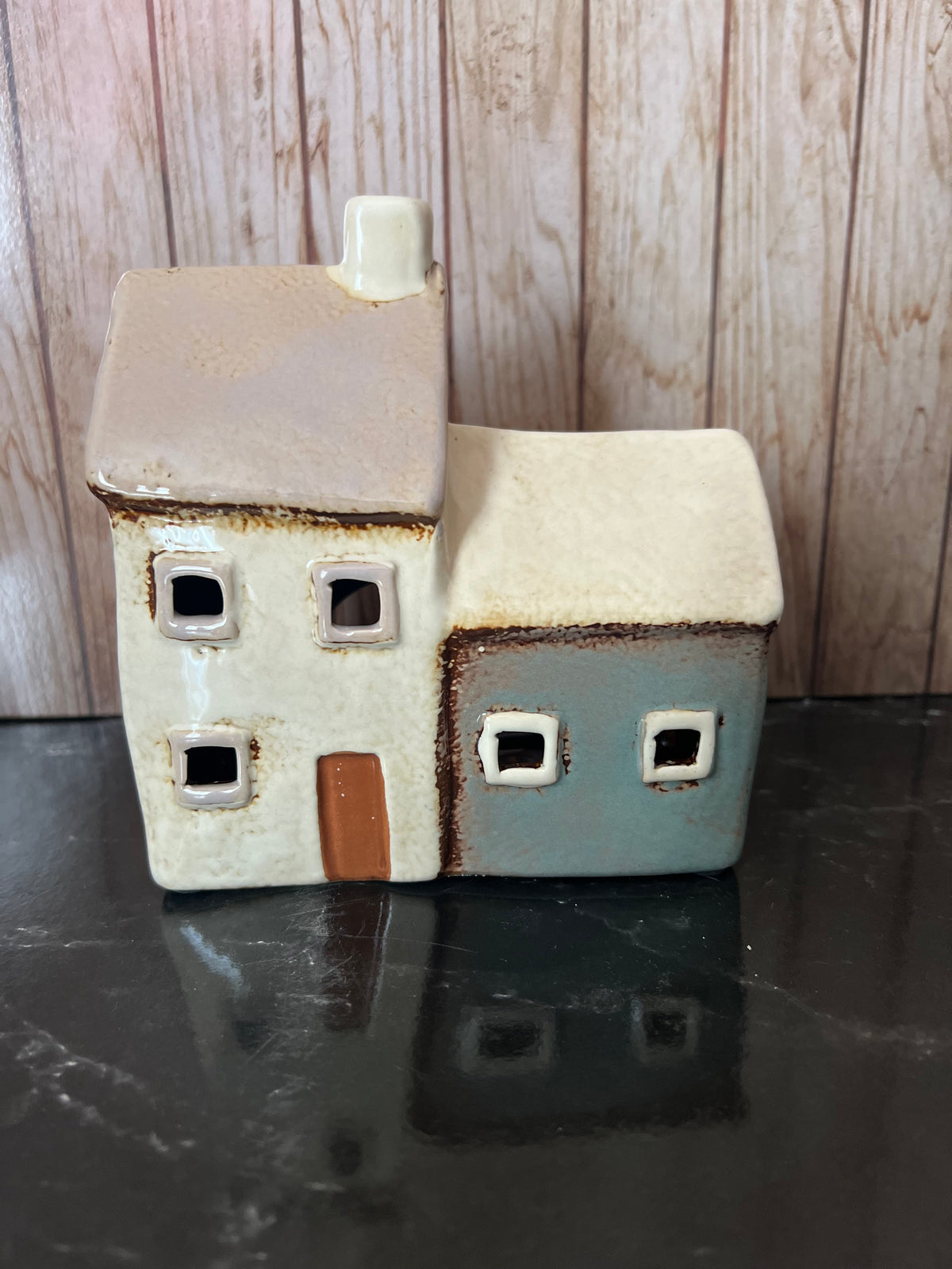 Double Croft House Ceramic Tea Light Holder