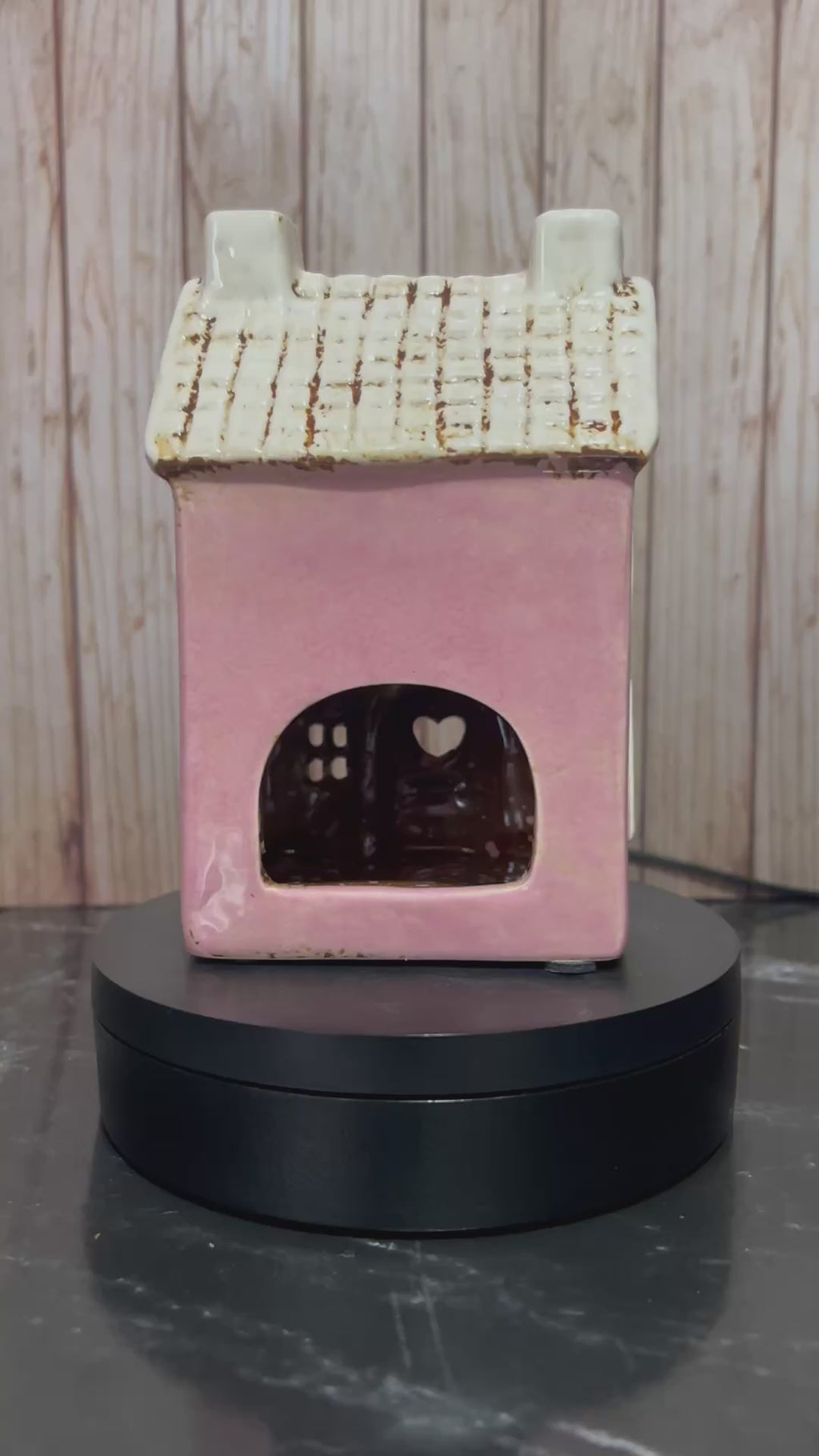 Pink Book Shop Ceramic Tea Light Holder