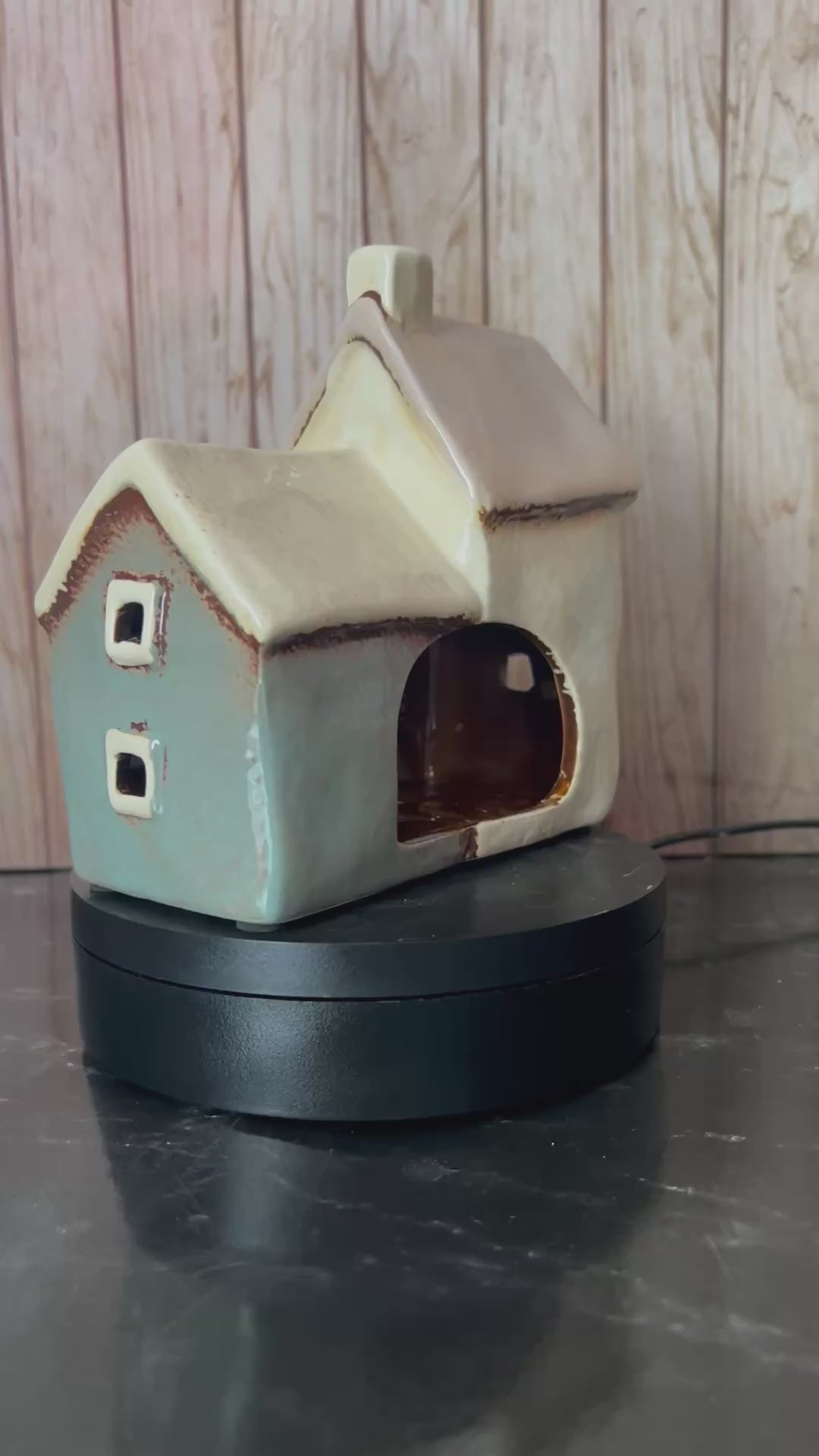 Double Croft House Ceramic Tea Light Holder
